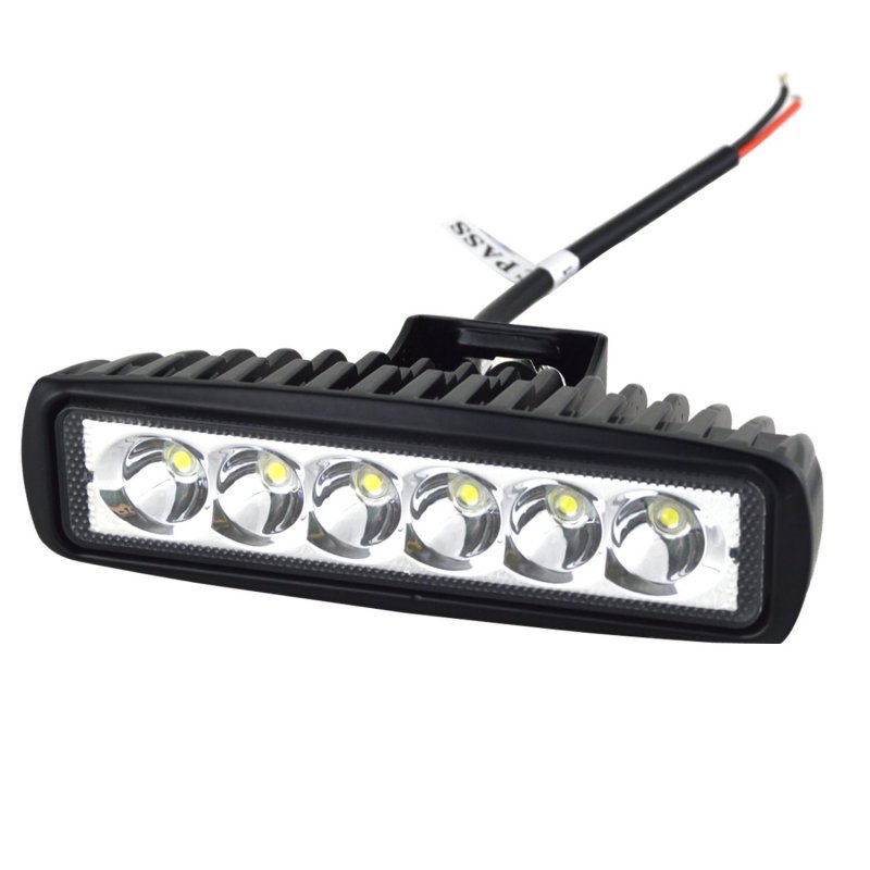 Auxtings 4 Pcs 6 Inch 18w Spot Led Work Light Bar For Jeep Off Road 4wd 4x4 Cabin Ute Suv Atv Truck Car Boat