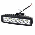 Auxtings 4 Pcs 6 Inch 18w Spot Led Work Light Bar For Jeep Off Road 4wd 4x4 Cabin Ute Suv Atv Truck Car Boat