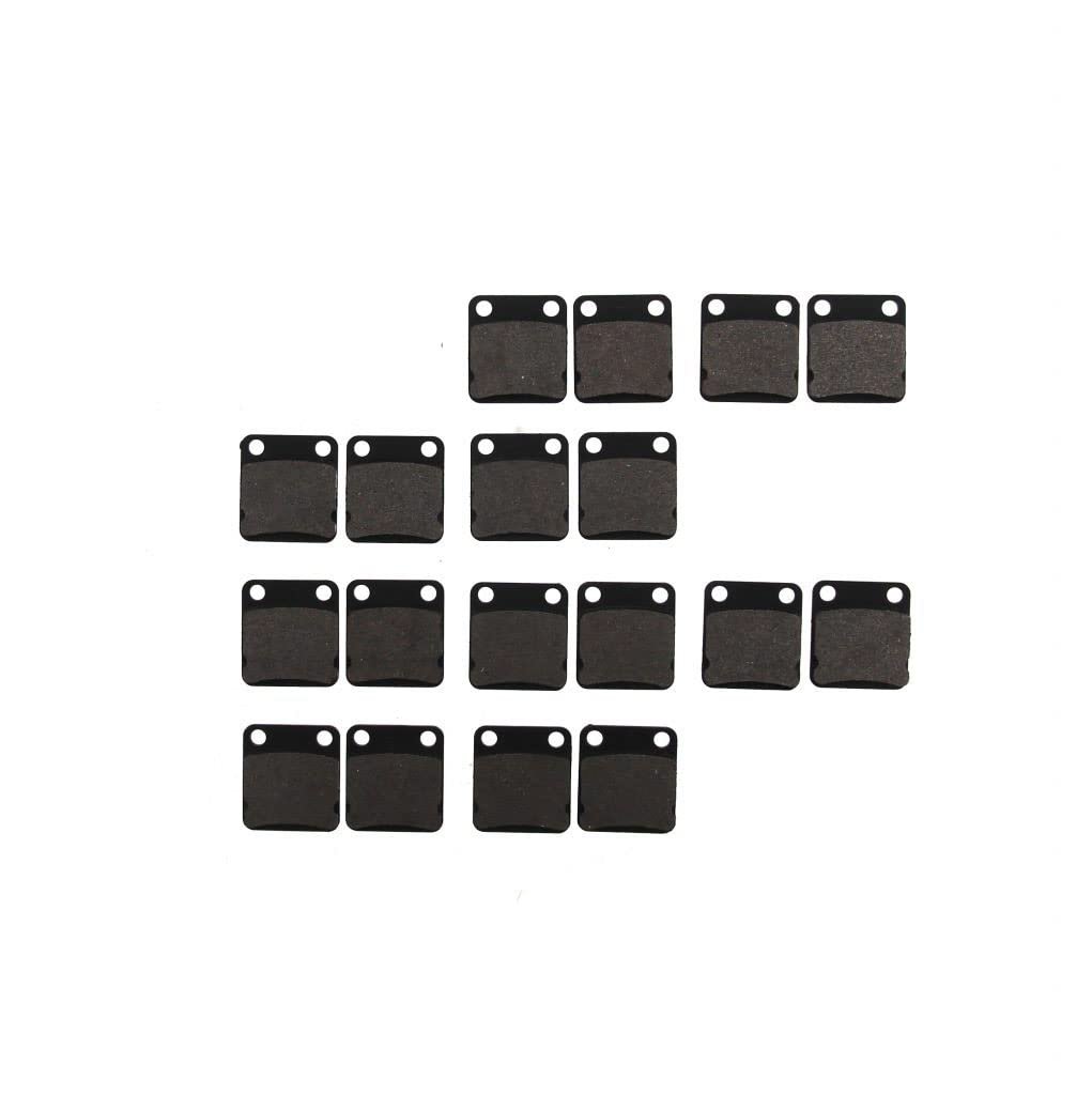 Front And Rear Brake Pads For 1995 1996 1997 1998 Yamaha Yfm 350 Wolverine Semi Metallic Compound