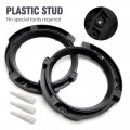 Hoypeyfiy 7 Inch Round Headlight Mounting Retaining Bracket Ring Set Replacement For Jeep Wrangler Jk 2007-2017 Front Left And