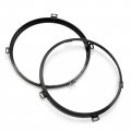 Hoypeyfiy 7 Inch Round Headlight Mounting Retaining Bracket Ring Set Replacement For Jeep Wrangler Jk 2007-2017 Front Left And