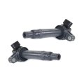Ignition Coils Pair For Lexus Gs430 2001 To 2007 12 Volts 4 Blade Male Terminal With Spark Plug Boot Replacement 5051 8221 