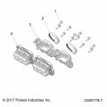 Polaris Snowmobile Throttle Body Adapter Genuine Oem Part Qty 1