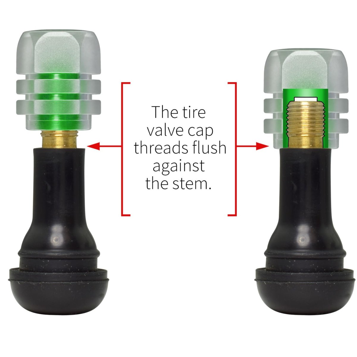Official Jeep 4xe Glow In The Dark Tire Valve Caps Black Green Luminous Abs Plastic Stem Set Of 4 Universal Fit For Cars Trucks