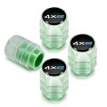 Official Jeep 4xe Glow In The Dark Tire Valve Caps Black Green Luminous Abs Plastic Stem Set Of 4 Universal Fit For Cars Trucks