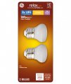 Ge Relax 2-pack 25 W Equivalent Dimmable Warm White R14 Led Light Fixture Bulb