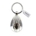 Realbug Spider Tear Drop Clear Key Chain 
