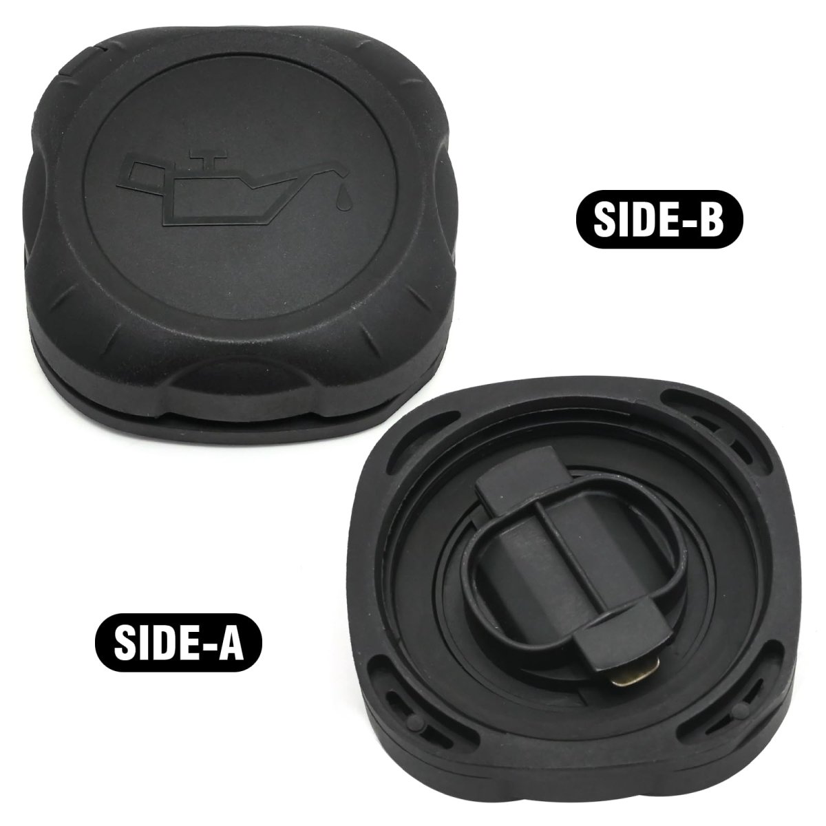 Hoypeyfiy Engine Oil Filler Cap 11127560482 Replacement For Bmw 128i 325i 328i 528i 535i 540i 545i 550i 650i 740i X3 X5 3 0si