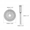 Uxcell 20 Pcs 16mm Diamond Cutting Wheels Cut Off Wheel With 4 Mandrels For Rotary Tool
