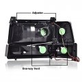 G-plus Led Drl Headlights Compatible With 1992-1996 Bronco Ford F150 F250 F350 Super Duty Headlamps W Corner Signal Driver Side