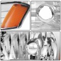 Aintier Headlight Assembly For Chevrolet Avalanche 1500 2500 2002-2006 With Body Cladding Model Only Headlamp Replacement