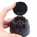 Uxcell A18032300ux0195 7 Terminal Dc 12v Euro Trailer Towbar Signal Light Connector Socket For Car