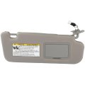 Sun Visor Fit For 2006-2008 Hyundai Sonata With Sunroof Right Passenger Side Gray