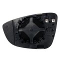 Spieg Passenger Side Mirror Glass Replacement For Vw Volkswagen Beetle Jetta Gli Hybrid 2012-2018 Heated W Back Plate Rh