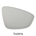 Spieg Passenger Side Mirror Glass Replacement For Vw Volkswagen Beetle Jetta Gli Hybrid 2012-2018 Heated W Back Plate Rh