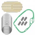 Caltric Clutch Friction Steel Plates Gasket Kit Compatible With Suzuki Intruder Vl1500 1998-2009 Boulevard C90 2005-2009 C90t
