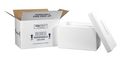 Aviditi Insulated Carton With Foam Shipping Kit 17 X0 10 1 2 White For Temperature Sensitive Items 1 Kiiditi Insulated Carton 