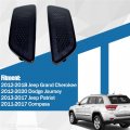 Culmkari Black Rear Bumper Trim Reflector Lights Fits For 2012-2018 Jeep Grand Cherokee 2012-2020 Dodge Journey 2013-2017