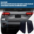 Culmkari Black Rear Bumper Trim Reflector Lights Fits For 2012-2018 Jeep Grand Cherokee 2012-2020 Dodge Journey 2013-2017