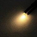 Uxcell 10pcs 1 8mm Pre Wired Led Warm White Dc6-12v Clear Lens Light Emitting Diodes