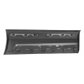 Hecasa Rear Door Molding Trim Cover For 2016-2019d Explorer Police Interceptor Utility Outer Lower Panel Replace For