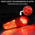 Sautvs Red Tail Lights Housing For Polaris Sportsman Rzr Ace 05-23 Rear Brake Stop Lamp Lense Cover 450 500 800 2005-2023