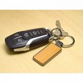 Ipick Image Made For Ford Mustang Gt Roundel Logo In Black On Maple Wood Gray Gunmetal Metal Case Key Chain