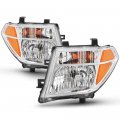 Chrome Housing Oe-style Headlight Headlamp Assembly For 2005-2008 Nissan Frontier Pathfinder Driver Passenger Side 