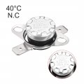 Uxcell Ksd301 Thermostat 40a 104a F 10a Normally Closed N C Adjust Snap Disc Temperature Switch 5pcs