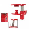 Labwork Steel Ball And Ring Hitch Lock Durable Secure Trailer Electro-plated Powder Coated Finish Red