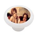 Cherubs By Raphael Decorative High Gloss Ceramic Drawer Knob 