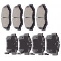 Aintier Automotive Replacement Brake Pads Front Rear Fit For Acura Ilx 2013-2015 For Honda Civic 2012-2015