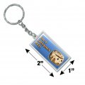 Graphics More Rectangle I M A Cinnamon Roll Kawaii Keychain In Chrome Plated Metal