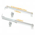Kuafu Adjustable Solar Panel Tilt Mount Brackets Support Up To 300w For Boats Rv Roof On-grid Off-grid Systems And Any Flat