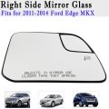 2011 Edge Mkx Passenger Side Heated Mirror Glass For 2012 2013 2014 Ford Right With Rear Holder