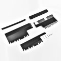 Radiator Shroud Cooling Plate Set For Subaru Wrx Sti 2015 2016 2017 2018 Black 