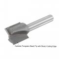 Uxcell 5 8 Dia 1 4 Shank Bottom Cleaning Router Bit 2 Flutes Carbide Tipped Cutter Uncoated For Woodworking Silver Tone