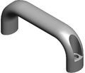2 24 X 8 27 Lg 1 4 Or 6 3mm S H C Mounting Oval Cbore Aluminum Tumbled Pull Handle Each 