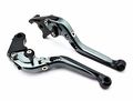Niree Foldable Extendable Brake Clutch Levers For Suzuki B-king 2008-2011 Gray