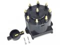 Distributor Cap And Rotor Kit Compatible With 1988-1995 Chevy K00 5 0l 5 7l V8 With External Coil 
