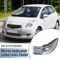 Uxcell Left Rearview Mirror Turn Signal Lamp Housing For Toyota Yaris 11-19 No 817410d020