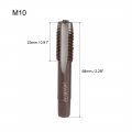 Uxcell Metric Hand Tap M10 Thread 1 Pitch 3 Straight Flutes H2 Alloy Tool Steel Bottom Er Screw Tap Set Tapping Tools For