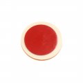 Uxcell 4pcs Plastic Round Self-adhesive Reflective Warning Plate Reflectors Yellow