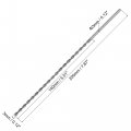 Uxcell Parabolic Flute Drill Bit Twist Spiral Extension 3mm Diameter 200mm Length Uncoated Hss High-speed Steel Round Shank