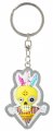 Artisan Owl New Orleans Voodoo Doll 3d Rotating Pvc Souvenir Key Chain 
