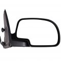 Ocpty Black Right Side Mirror Fit For 2007 Chevy Silverado 1500 Classic Smooth Glass Manual Fold Heated Turn Signal