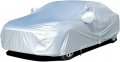 Waterproof All Weather Car Cover Uv Proof Windproof Sedan With Zipper And Lock 190t Light Shell For 191 To 200 In Length 