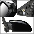 Ch1320335 Factory Style Driver Left Side Mirror Manual Folding Power Adjust Heated Glass Compatible With Chrysler 200 11-13
