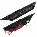 Nslumo Led Side Marker Light For 2007-2017 Nissan Gtr R35 Smoked Lens Sidemarker Lamps With White Drl And Amber Turn Signal