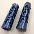 Httmt Trhb103-1 Black Motorcycle Hole Hollow Shape 1 Hand Grips Compatible With Nomad Drifter Vulcan 1600 2000 Kawasaki 1500